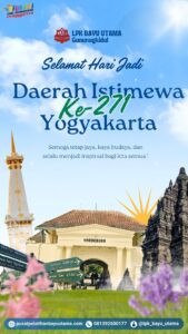 Selamat Hari Jadi DIY ke-271 🎉